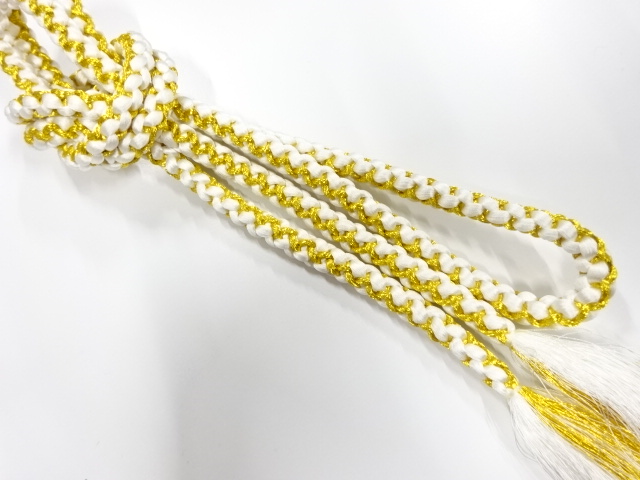 正絹　手組帯締め